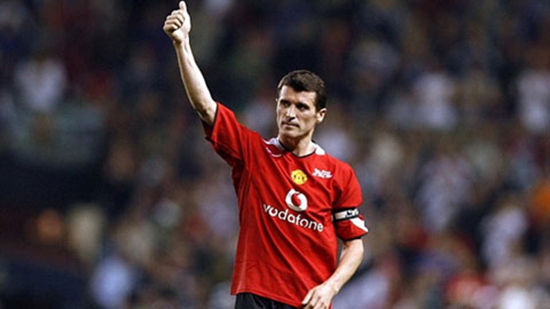 Cầu thủ Roy Keane nhận 13 thẻ đỏ trong sự nghiệp của mình